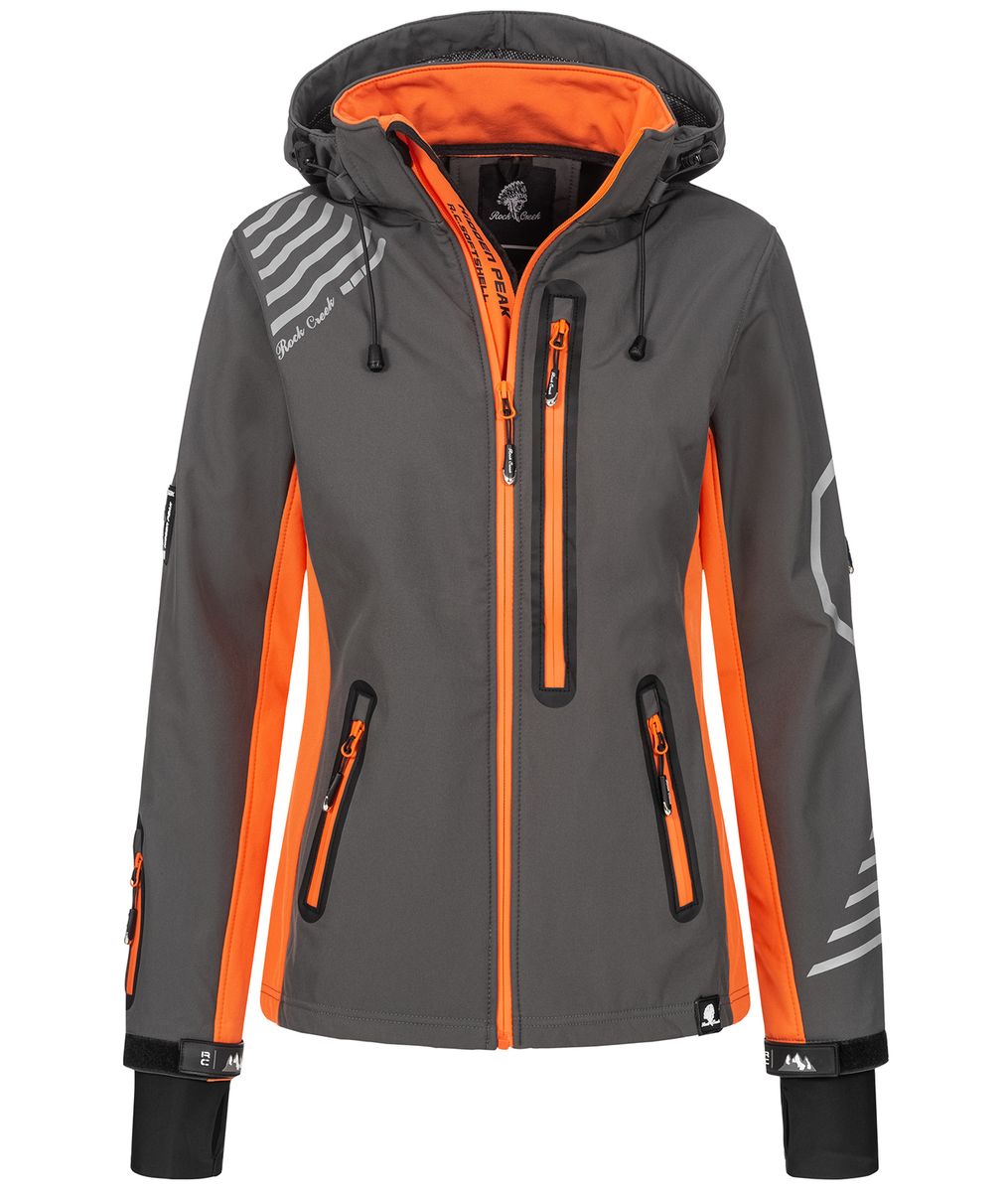 Damen Softshell Outdoor Jacke Windbreaker