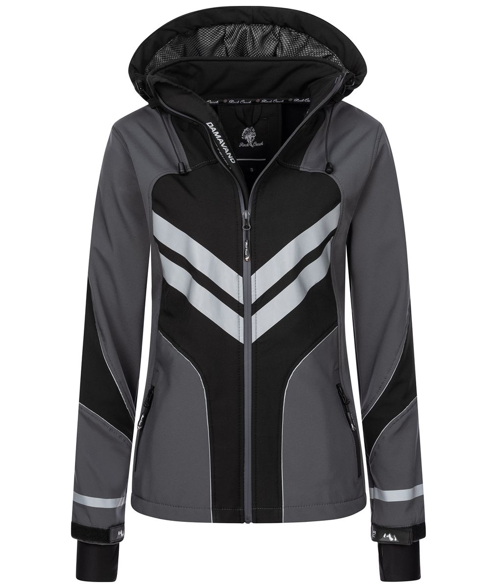 Damen Softshell Outdoor Jacke Windbreaker