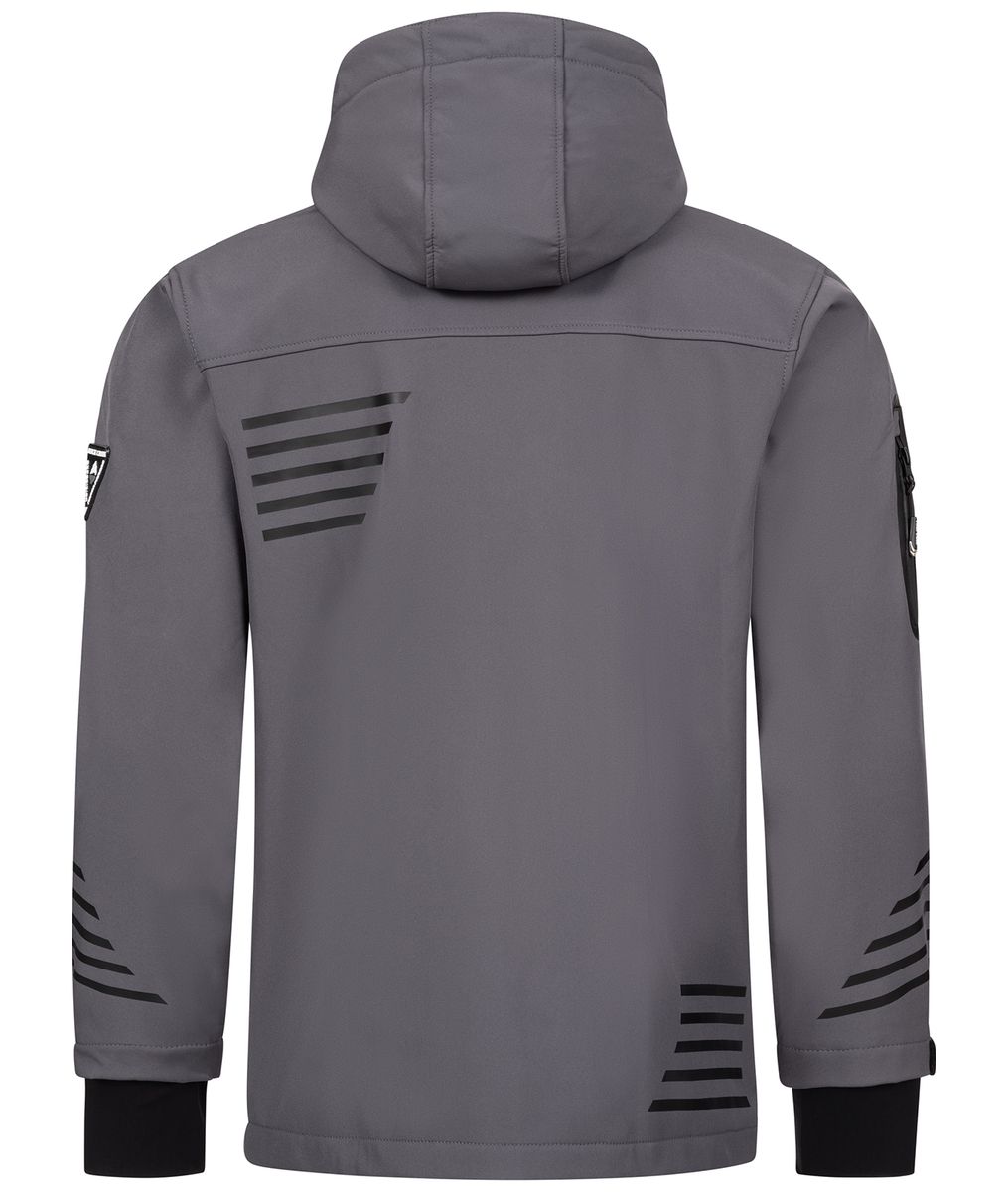 Funktionale Outdoor Softshelljacke mit Kapuze