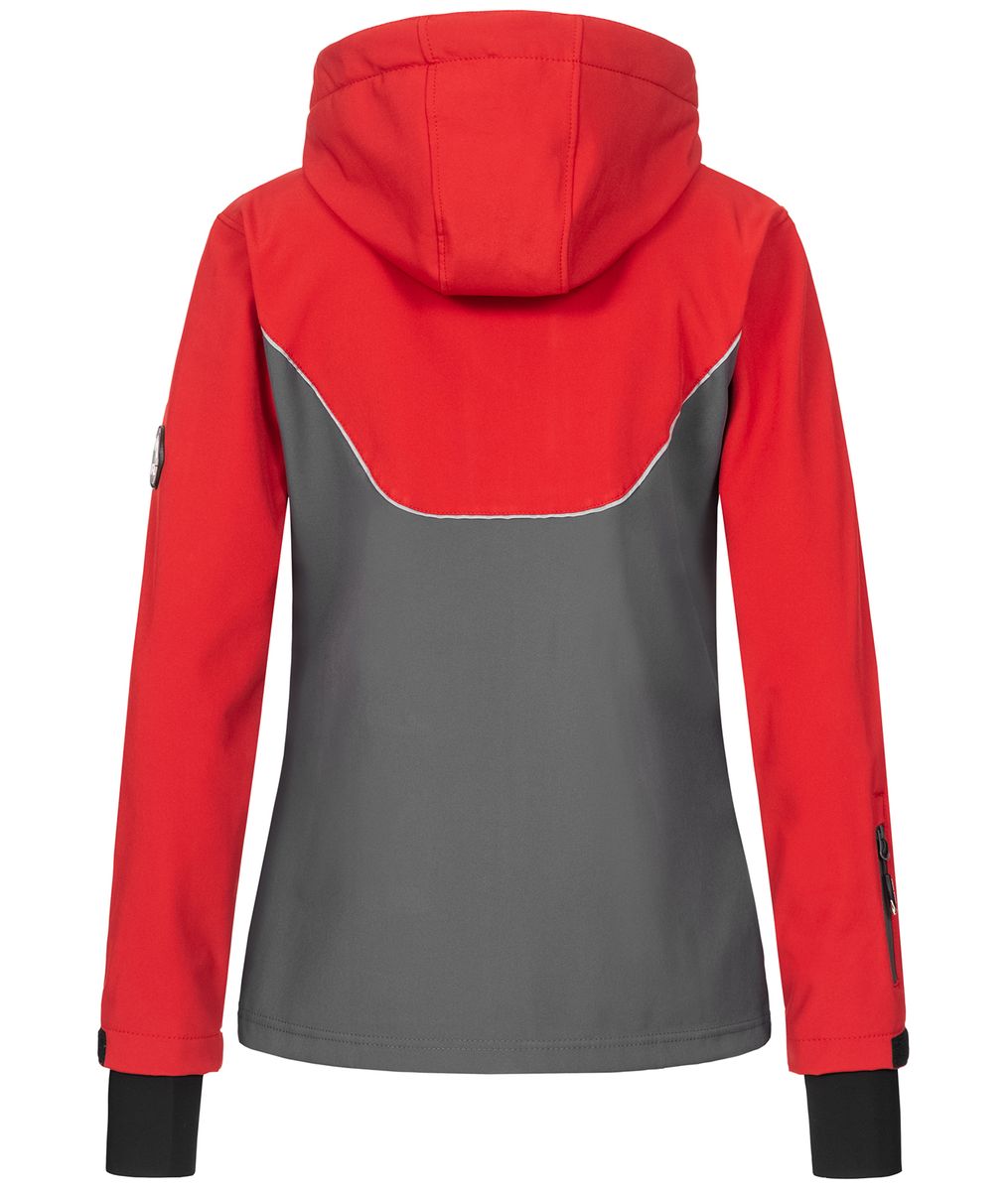Funktionale Outdoor Softshelljacke mit Kapuze