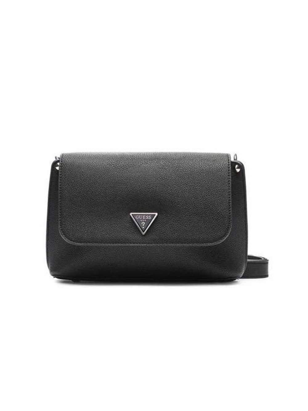 Elegante schwarze Umhängetasche aus Kunstleder