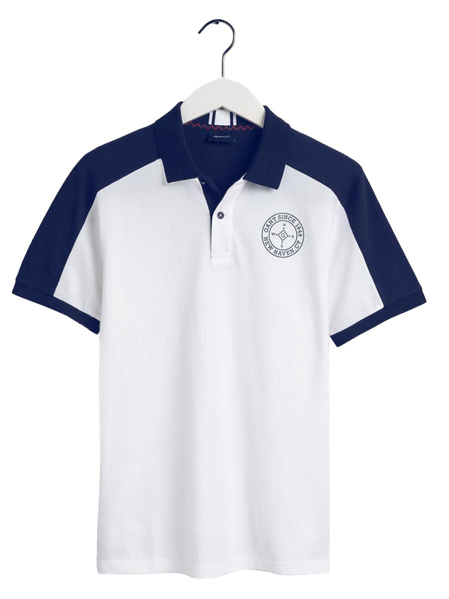 Nautisches Piqué-Poloshirt
