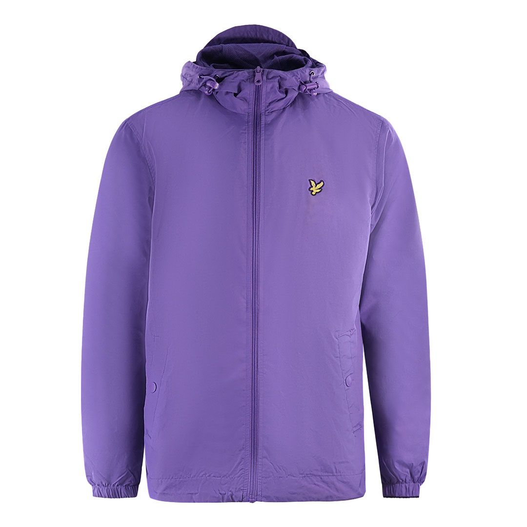 Leichte violette Kapuzenjacke