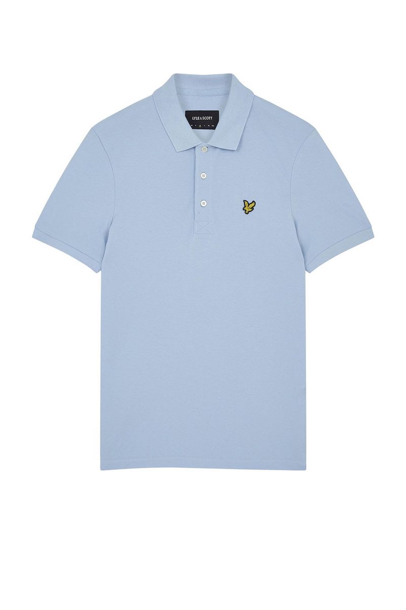 Klassisches einfarbiges Poloshirt aus Baumwollmischung