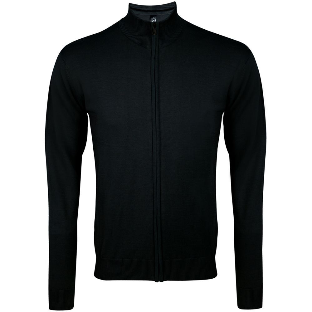 Herren Strickjacke mit durchgehendem Reißverschluss
