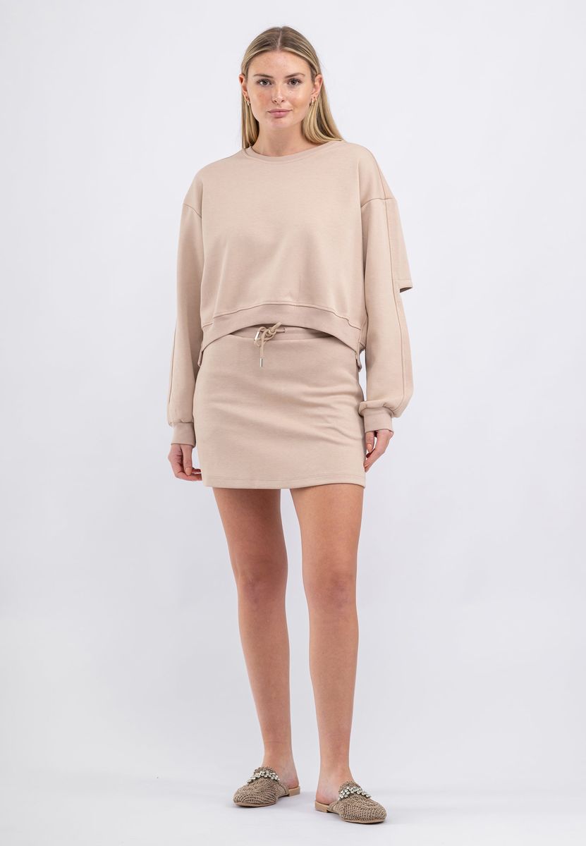 Stilvolles zweiteiliges Damen Set mit Rock