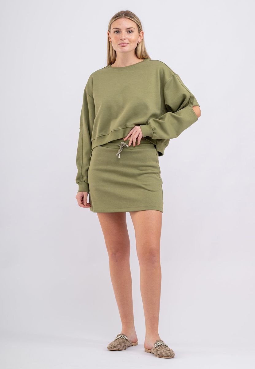Stilvolles zweiteiliges Damen Set mit Rock