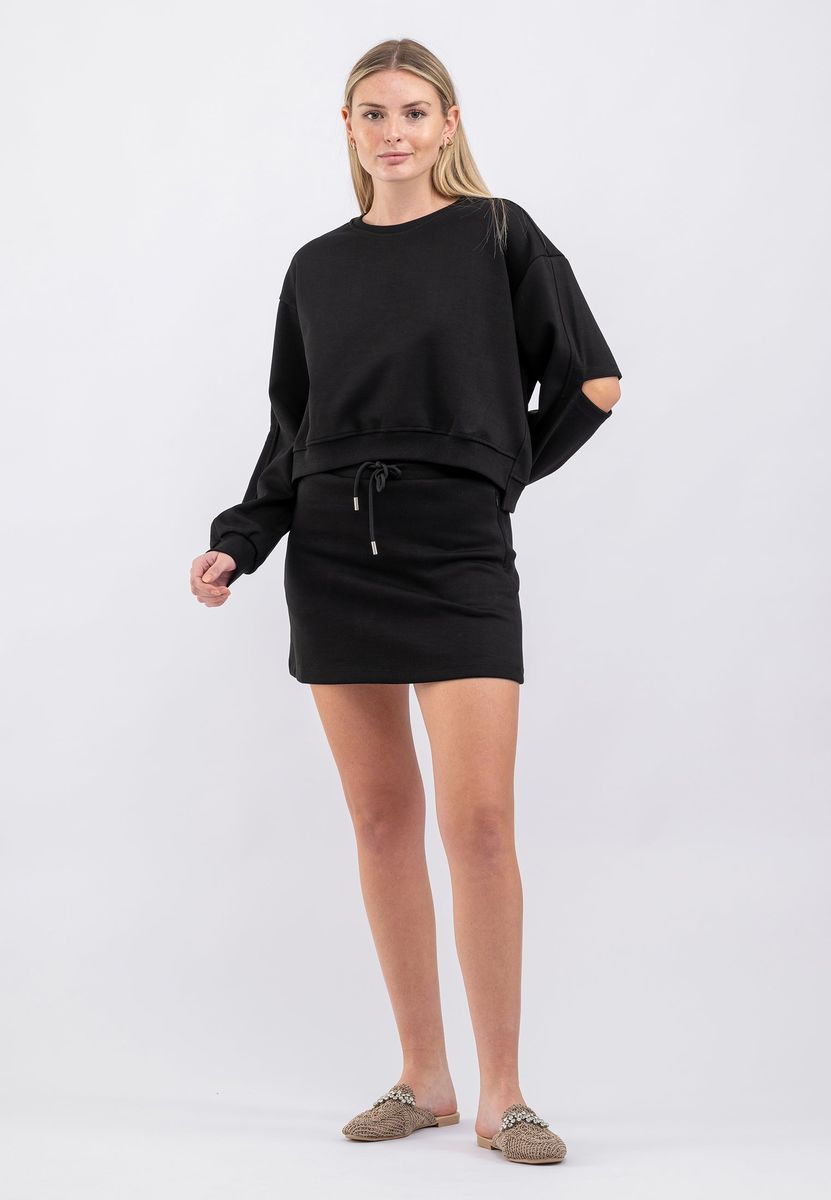 Stilvolles zweiteiliges Damen Set mit Rock