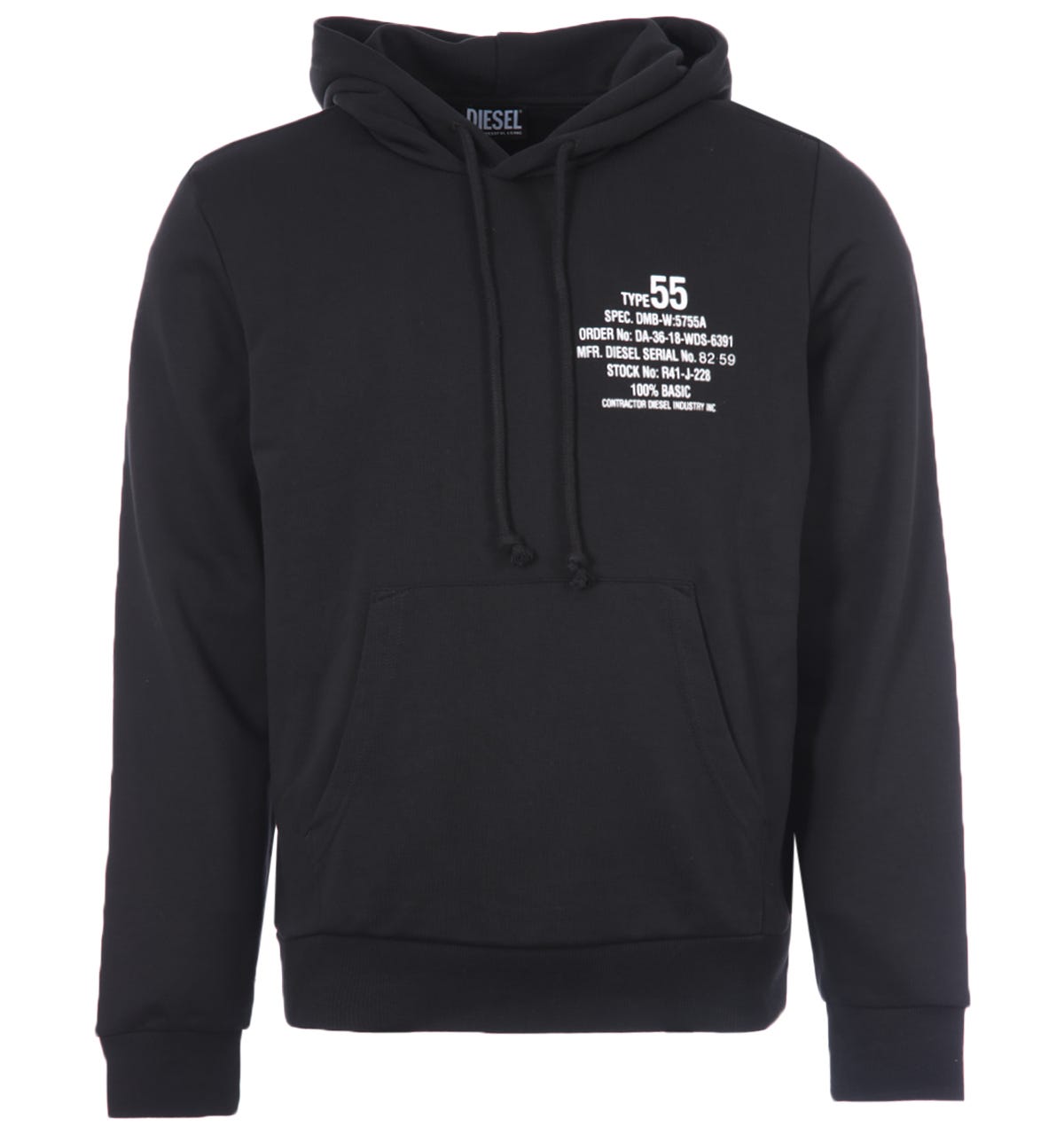 Lässiger Kapuzenpullover mit Grafikdruck