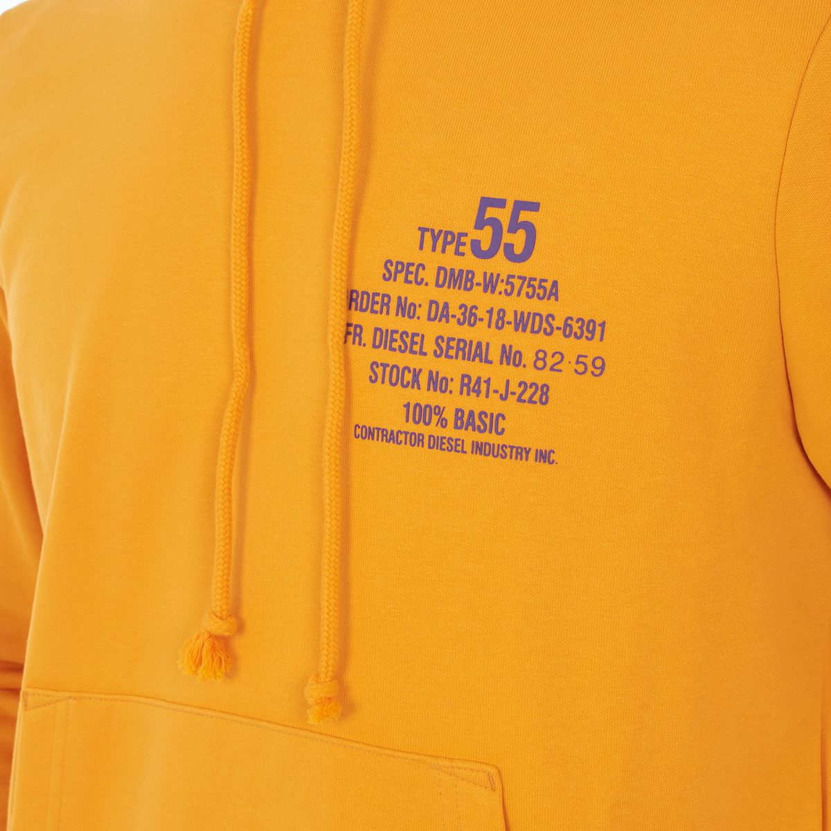 Kapuzenpullover mit technischem Print