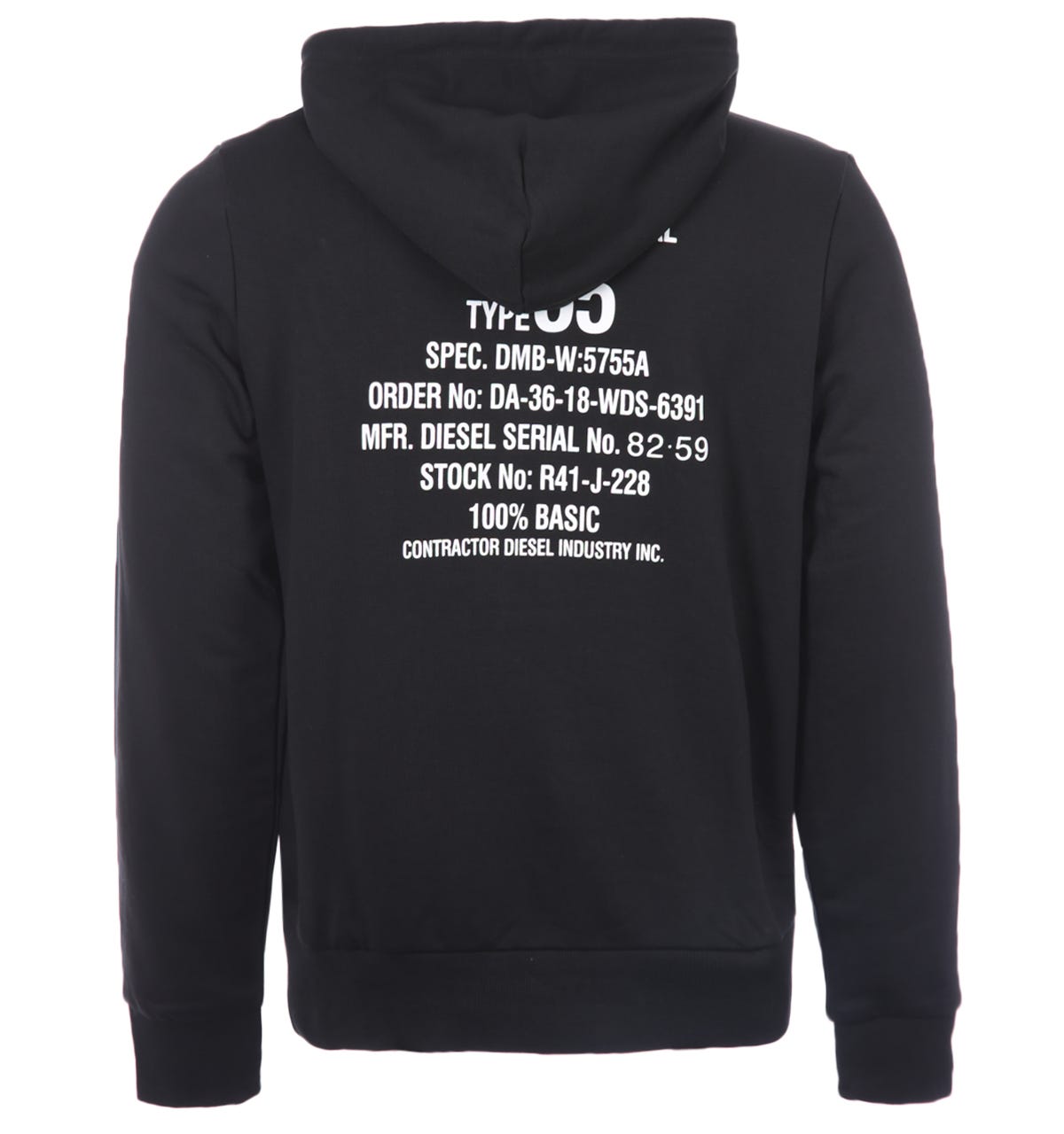 Kapuzenpullover mit technischem Print