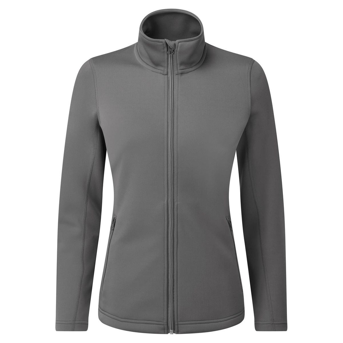 Premier Womens/Ladies Dyed Sweat Jacket (Dunkelgrau)
