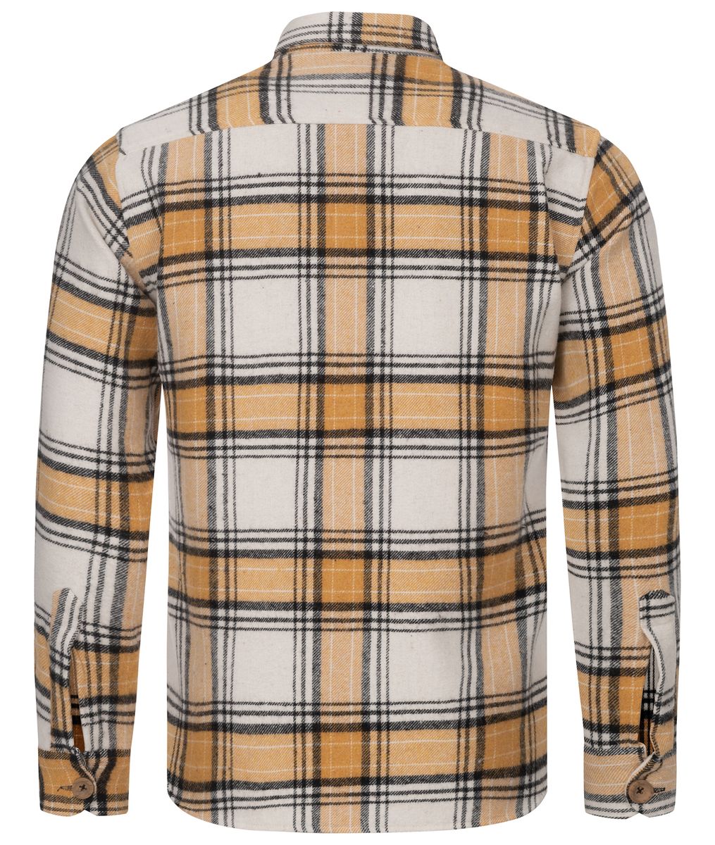 Klassisches Kariertes Flanellhemd Regular Fit