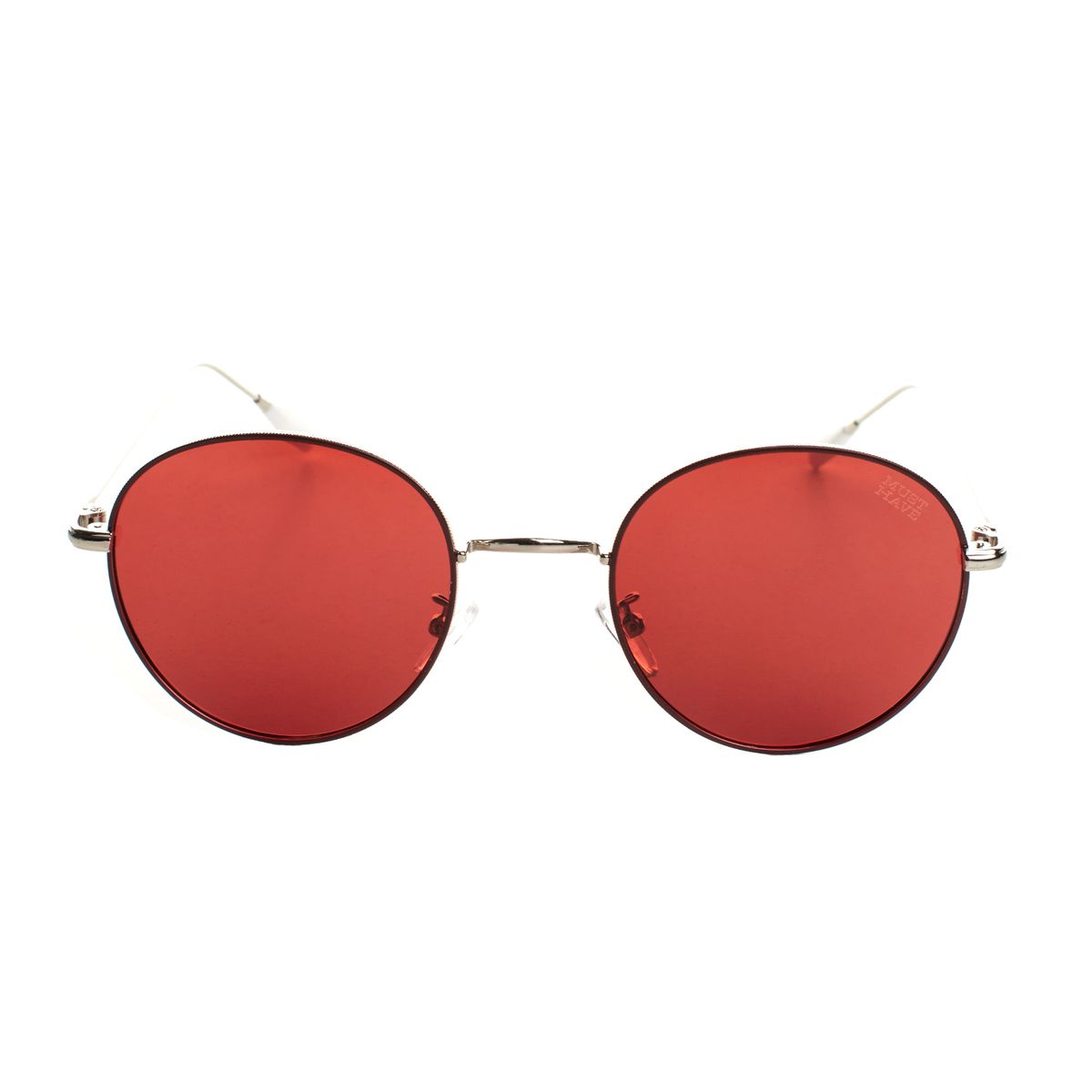Klassische runde polarisierte Metallsonnenbrille