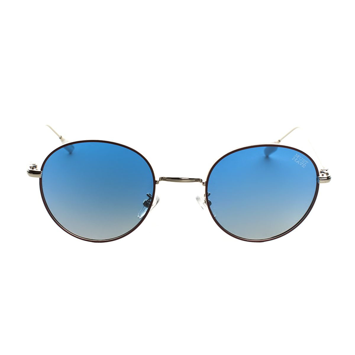 Klassische runde polarisierte Metallsonnenbrille