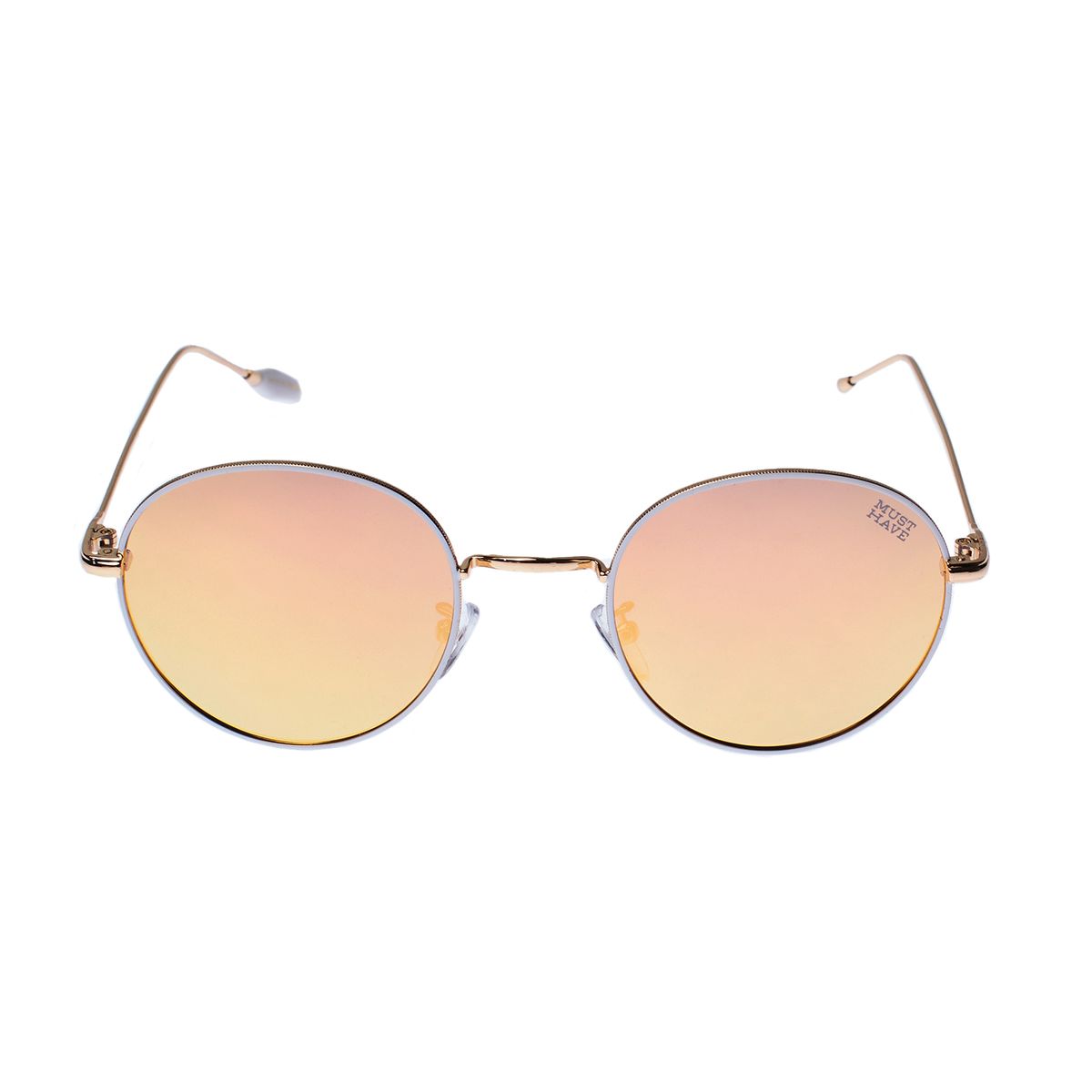Klassische runde polarisierte Metallsonnenbrille