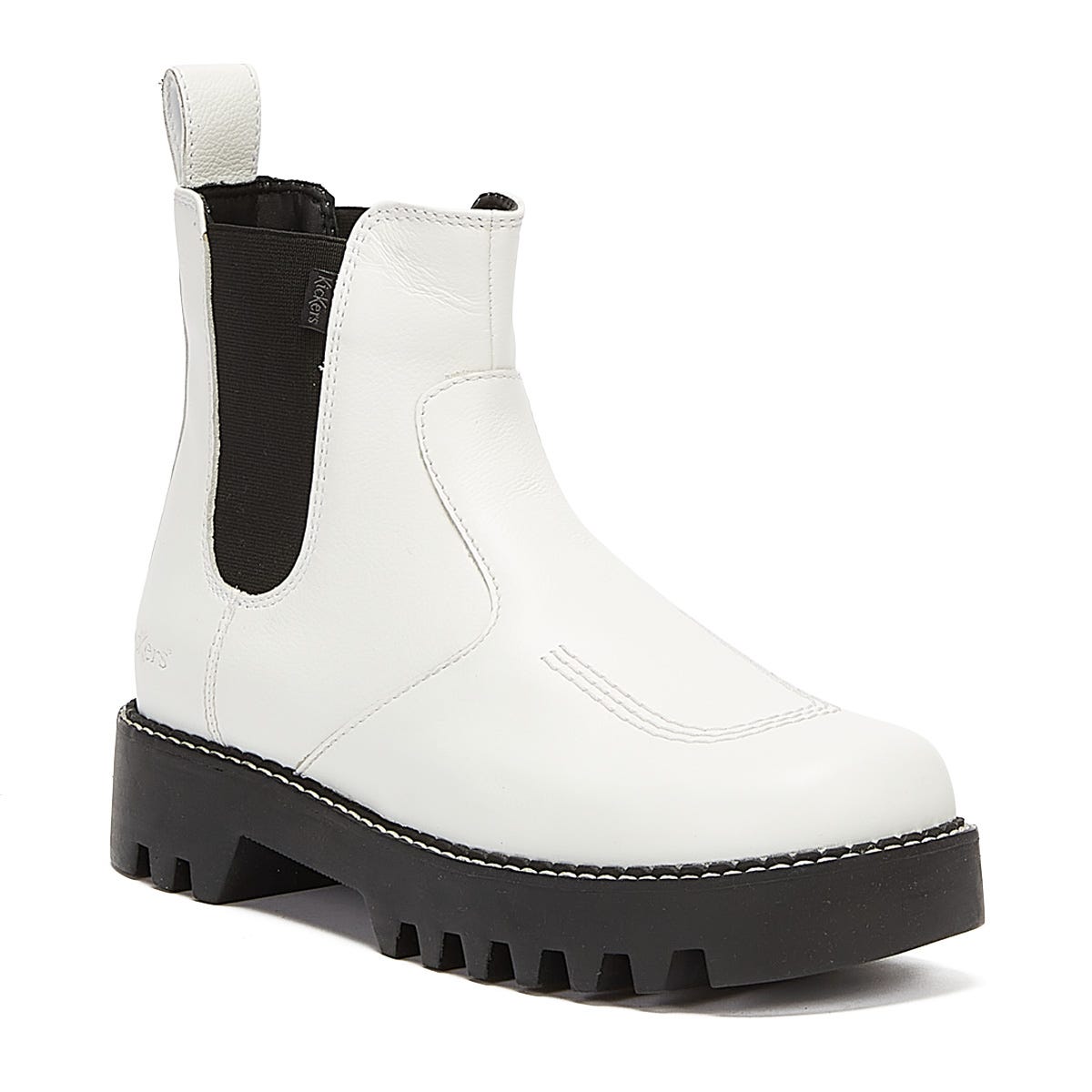 Chelsea-Boot mit markanter Profilsohle