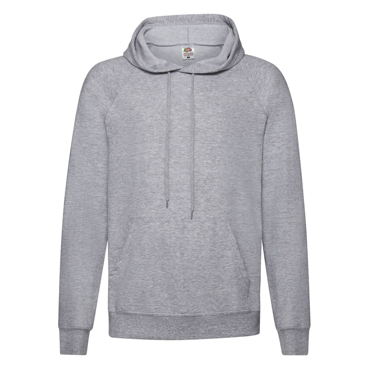 Fruit of the Loom - Sweatshirt mit Kapuze für Herren/Damen Unisex (Grau meliert)