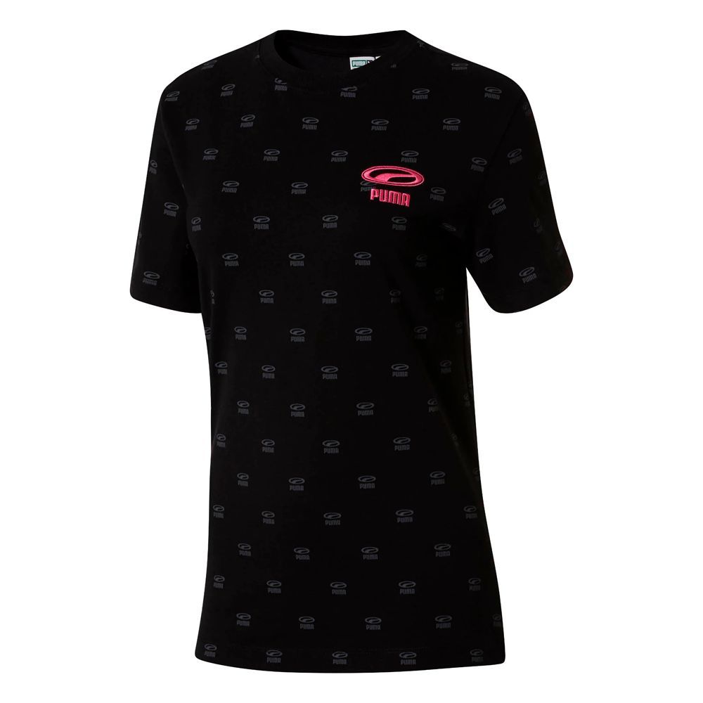 T-Shirt mit Allover-Logo-Print