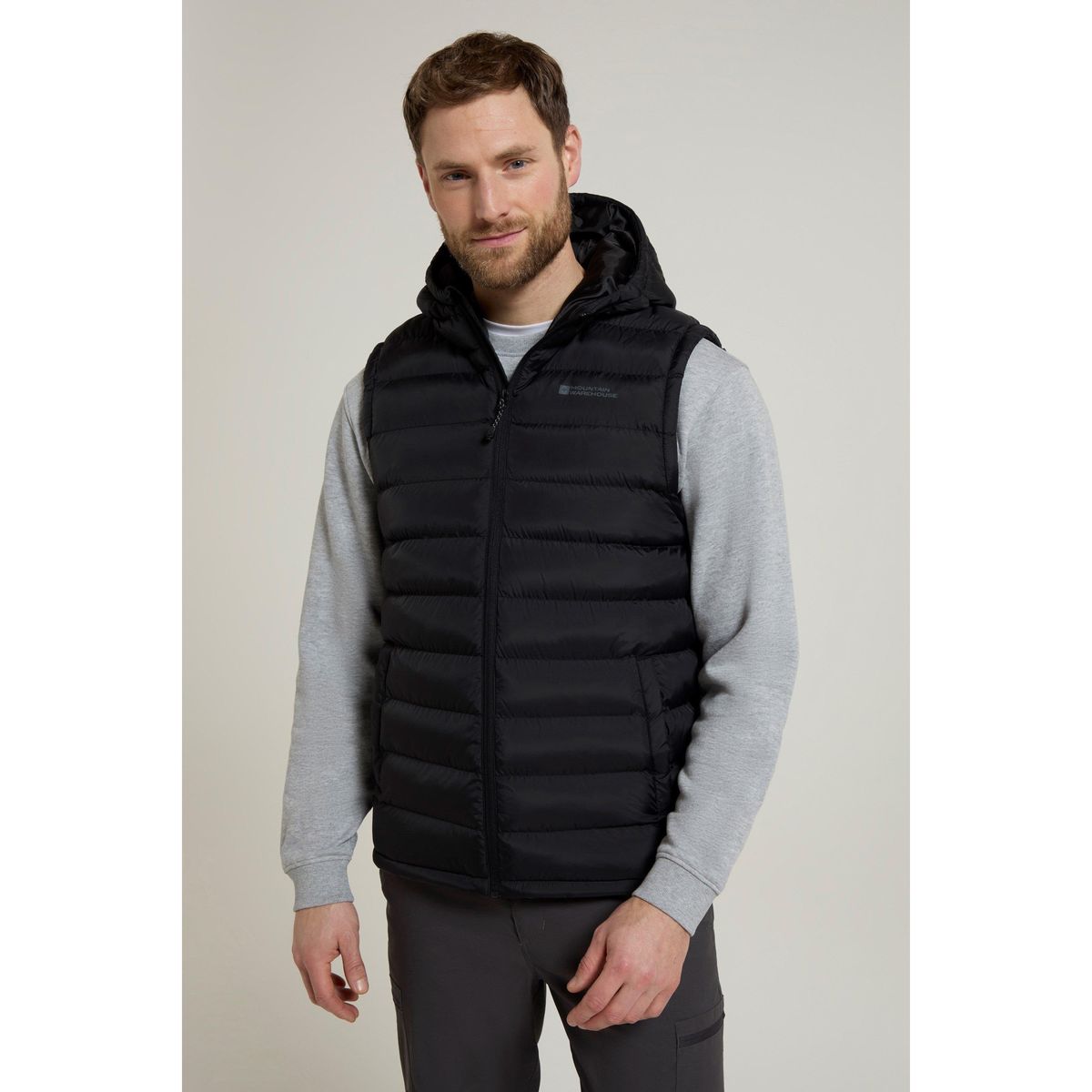 Mountain Warehouse - "Seasons" Weste Wattiert für Herren (Schwarz)