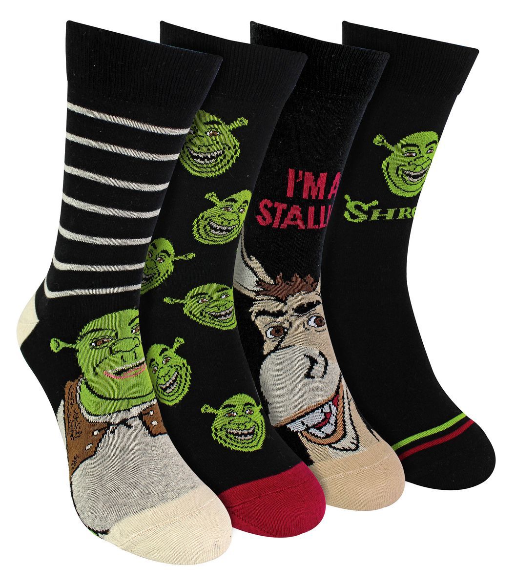 Shrek & Esel Neuheit Socken Set