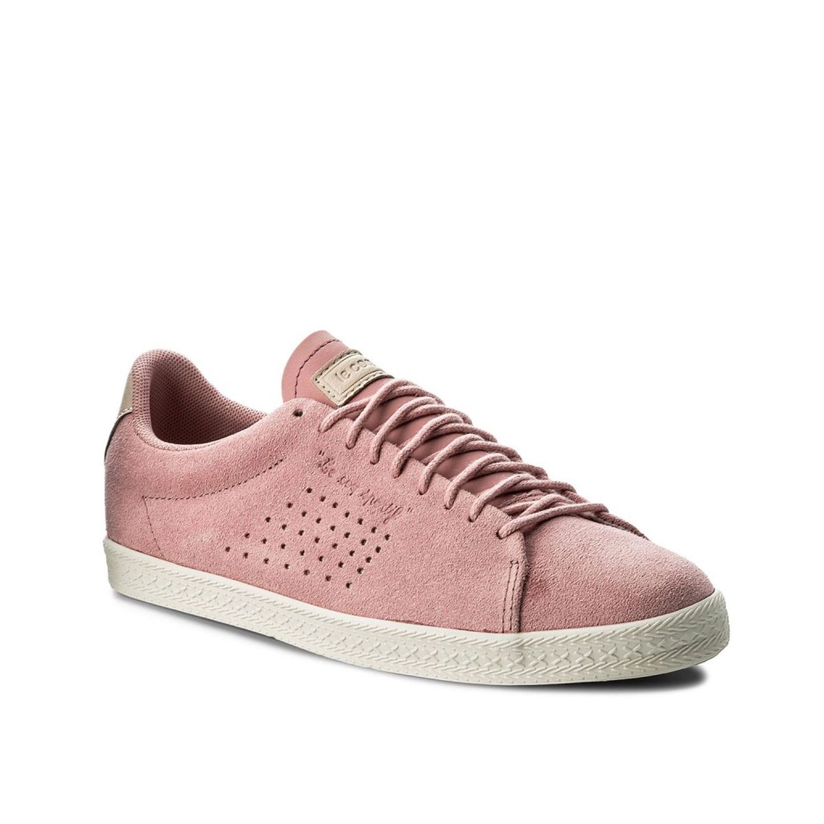 Perforierte Suede-Schuhe zum Schnüren
