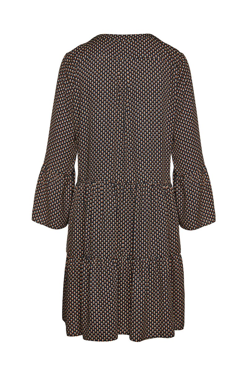 Luftiges gestuftes Kleid mit Blumenmuster
