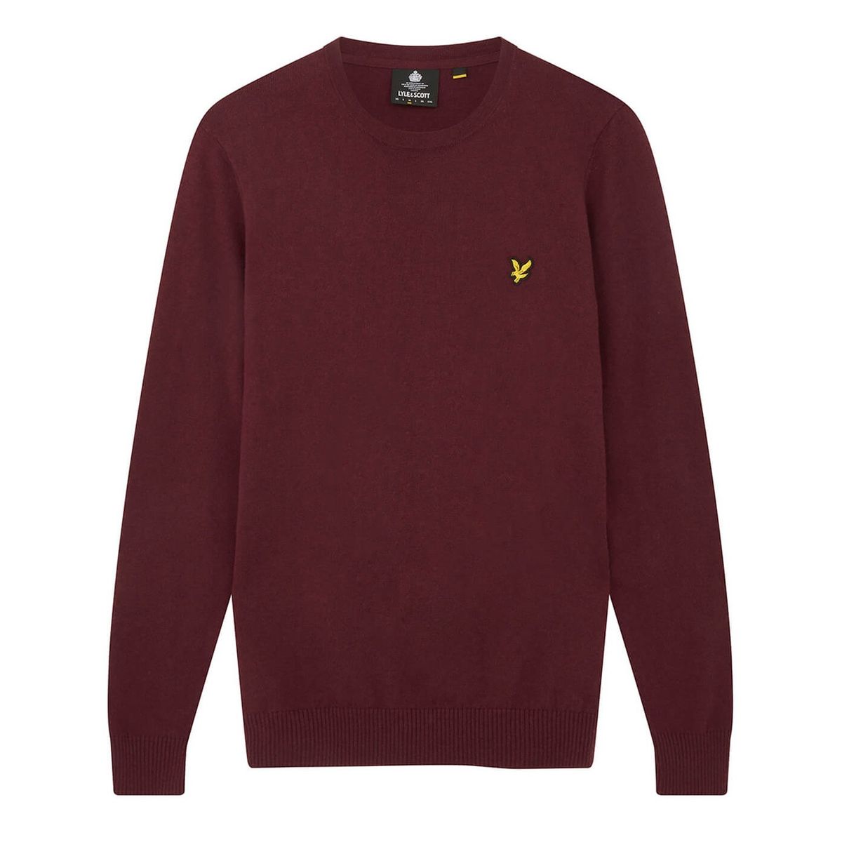 Klassischer Merinowollpullover mit Rundhalsausschnitt