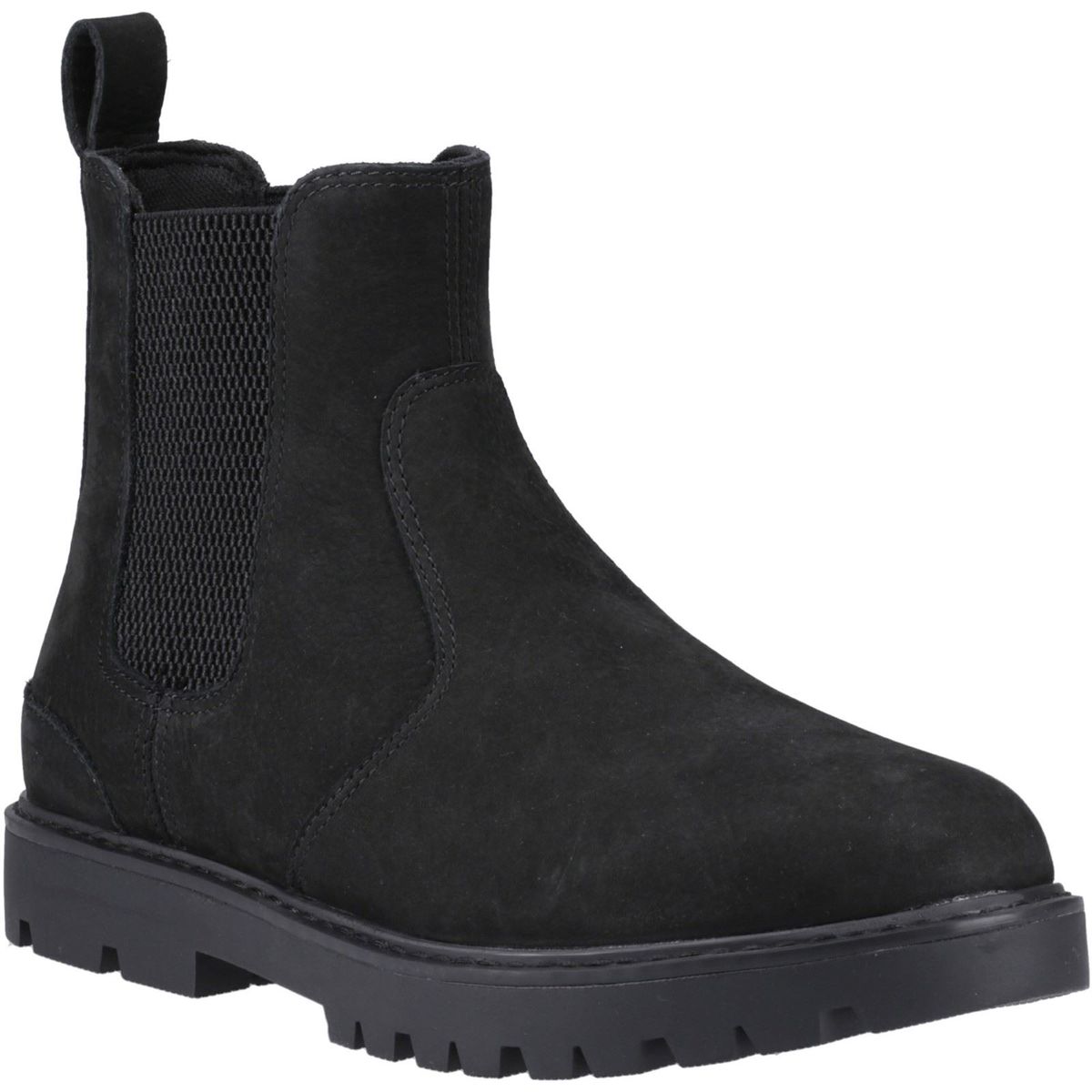 TOMS Griffin Leder Herren Stiefel Schwarz