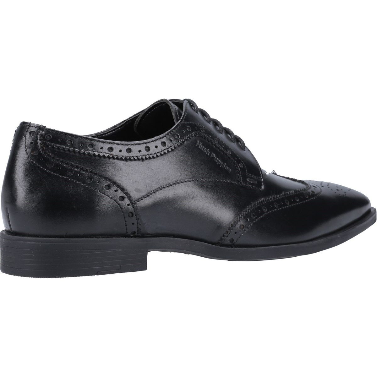 Klassische Leder-Brogues mit Flügelkappe