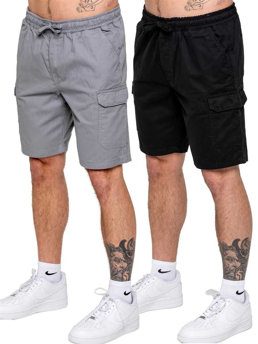 Herren Cargo Shorts 2er-Pack