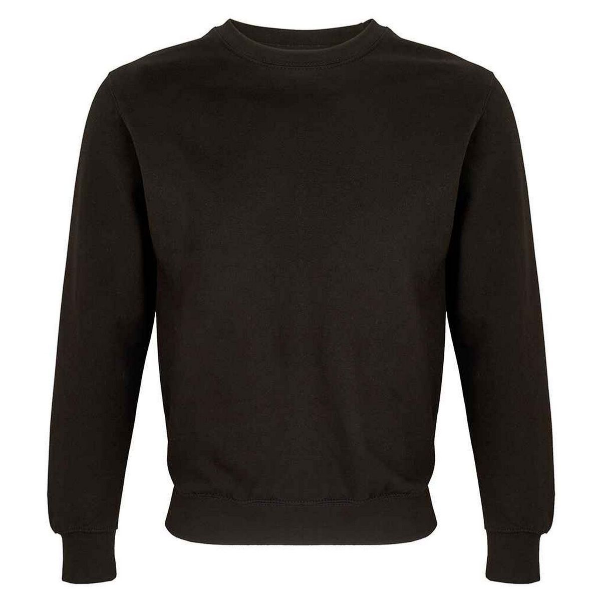 Unisex einfarbiges Sweatshirt mit Rundhalsausschnitt