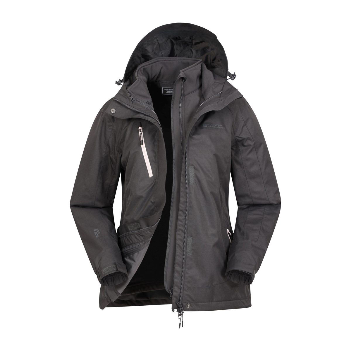 3-in-1 wasserdichte Jacke für Damen