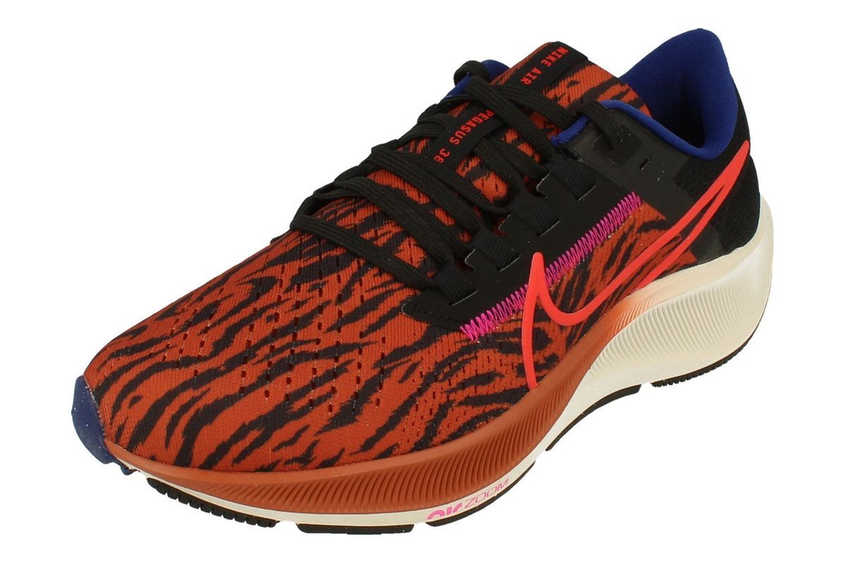 Orange gemusterte Laufschuhe Air Zoom