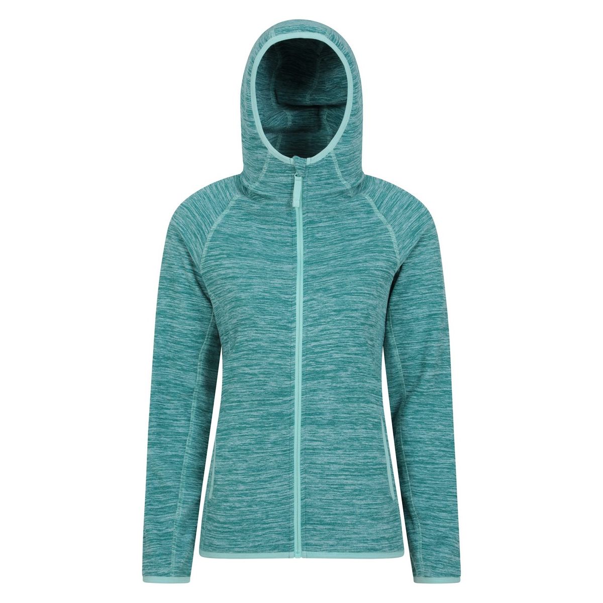 Mountain Warehouse Damen/Damen Lleyn II Melange Full Zip Hoodie (Teal)