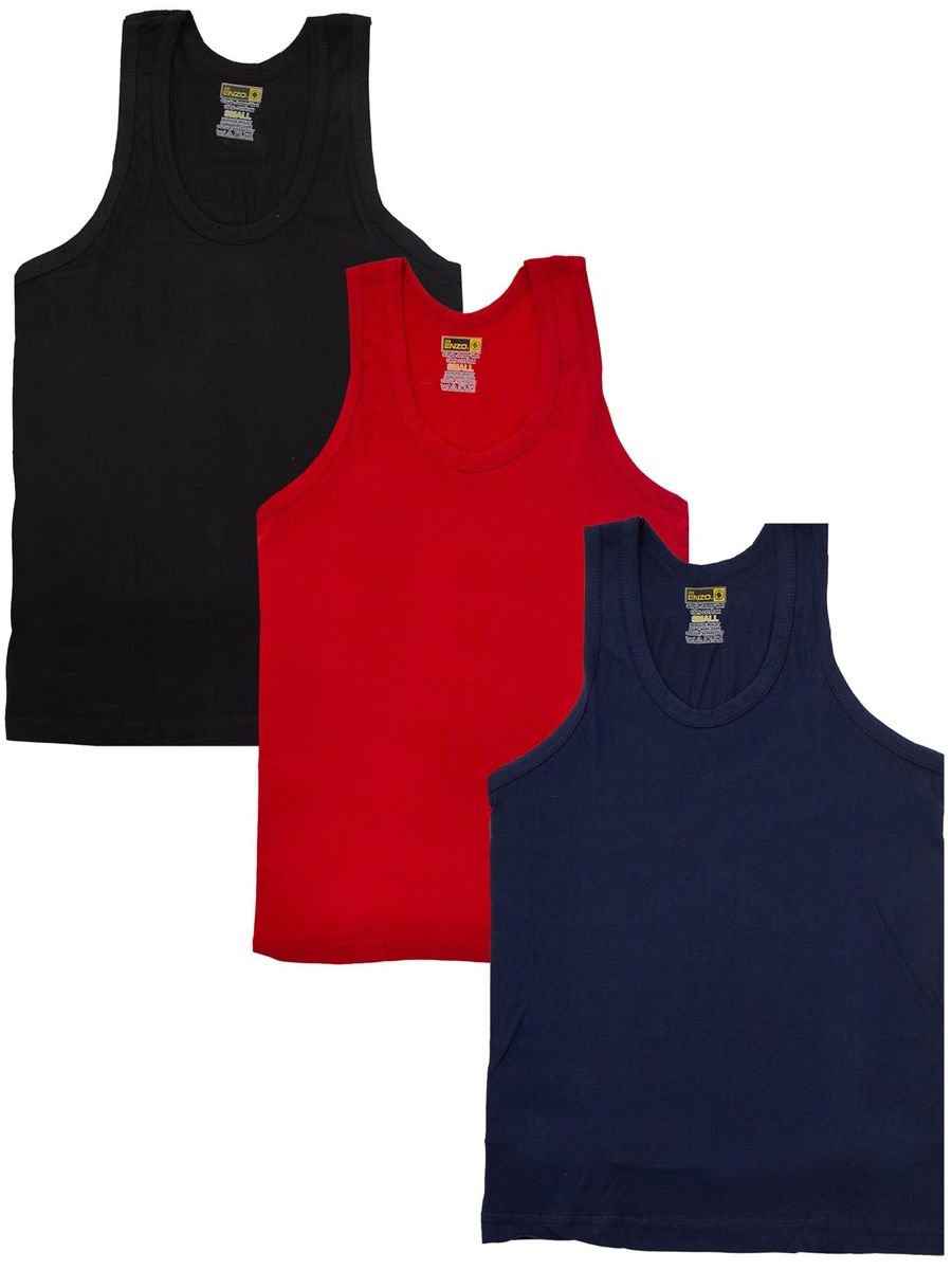 Herren Freizeit Baumwoll Tank Top Set