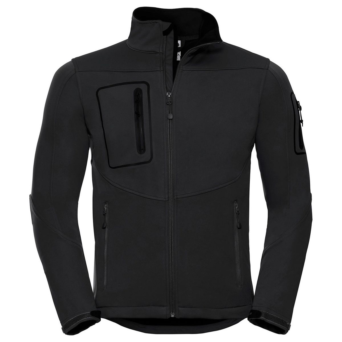 Russell - Softshelljacke für Herren - Sport (Schwarz)