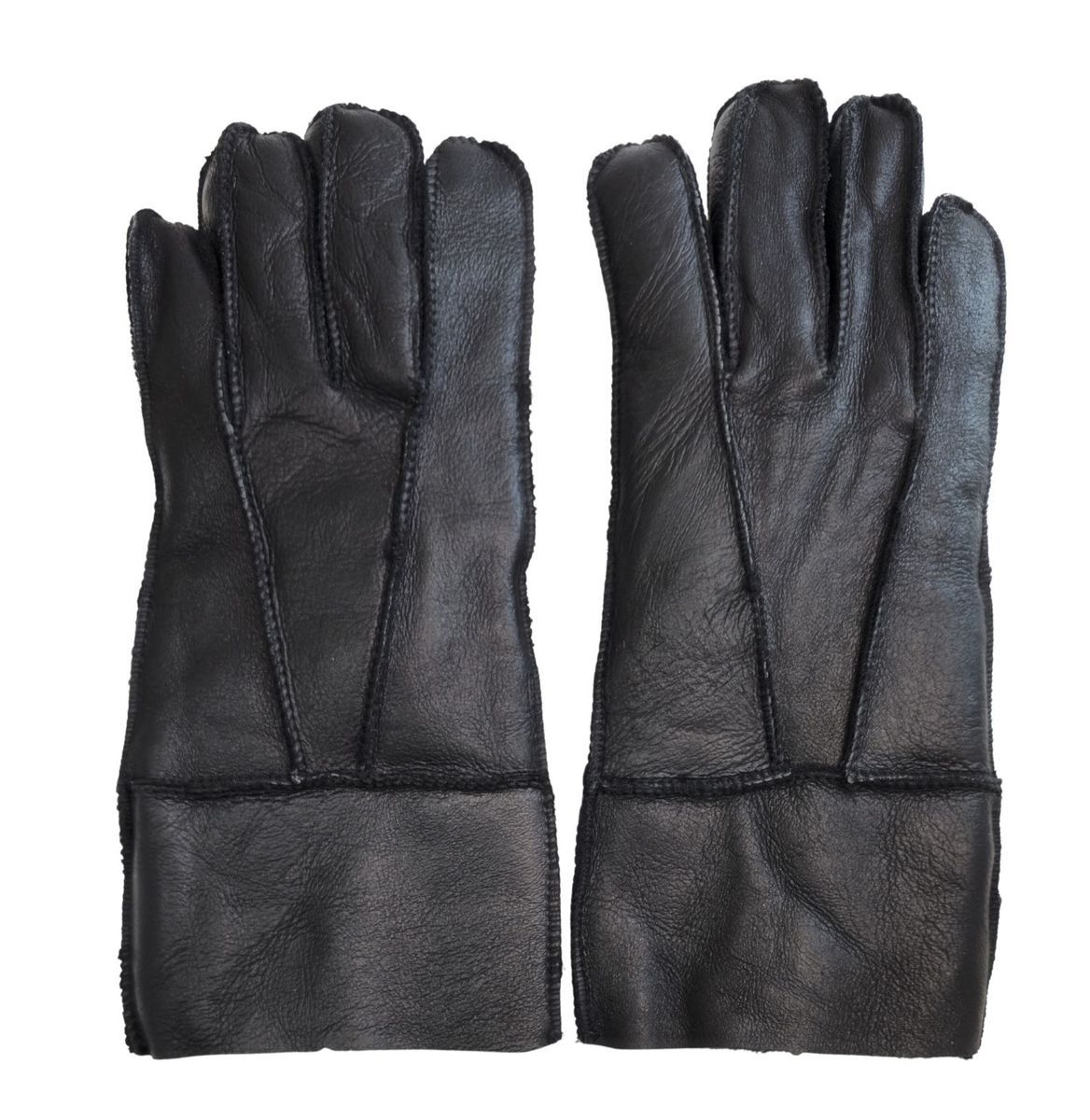 Winterhandschuhe aus Schaffellleder, Unisex