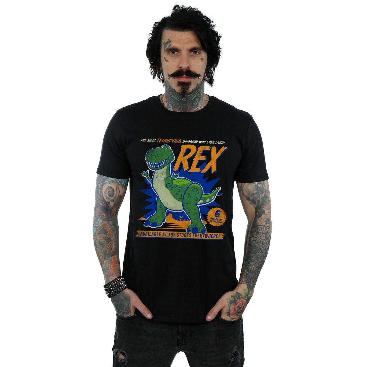 T-Shirt mit Dinosaurier-Grafikprint