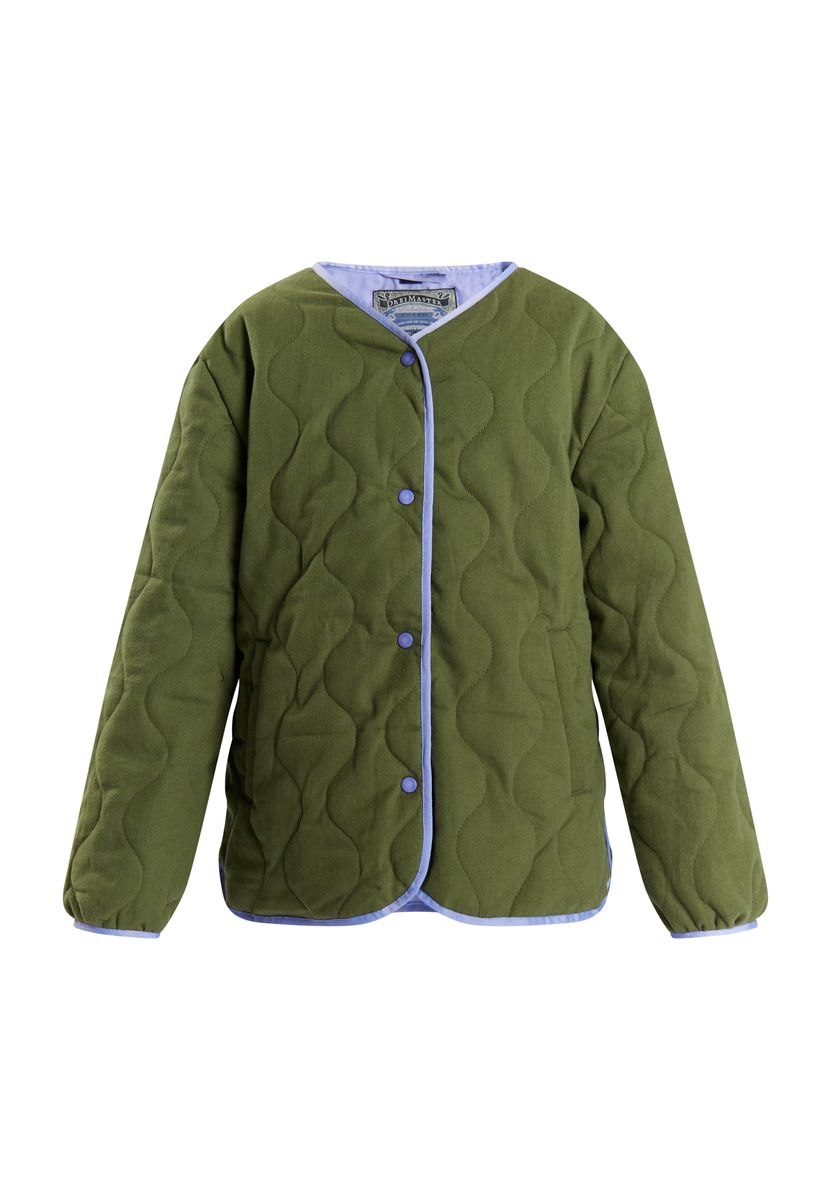 Dreimaster Steppjacke Mädchen Olive