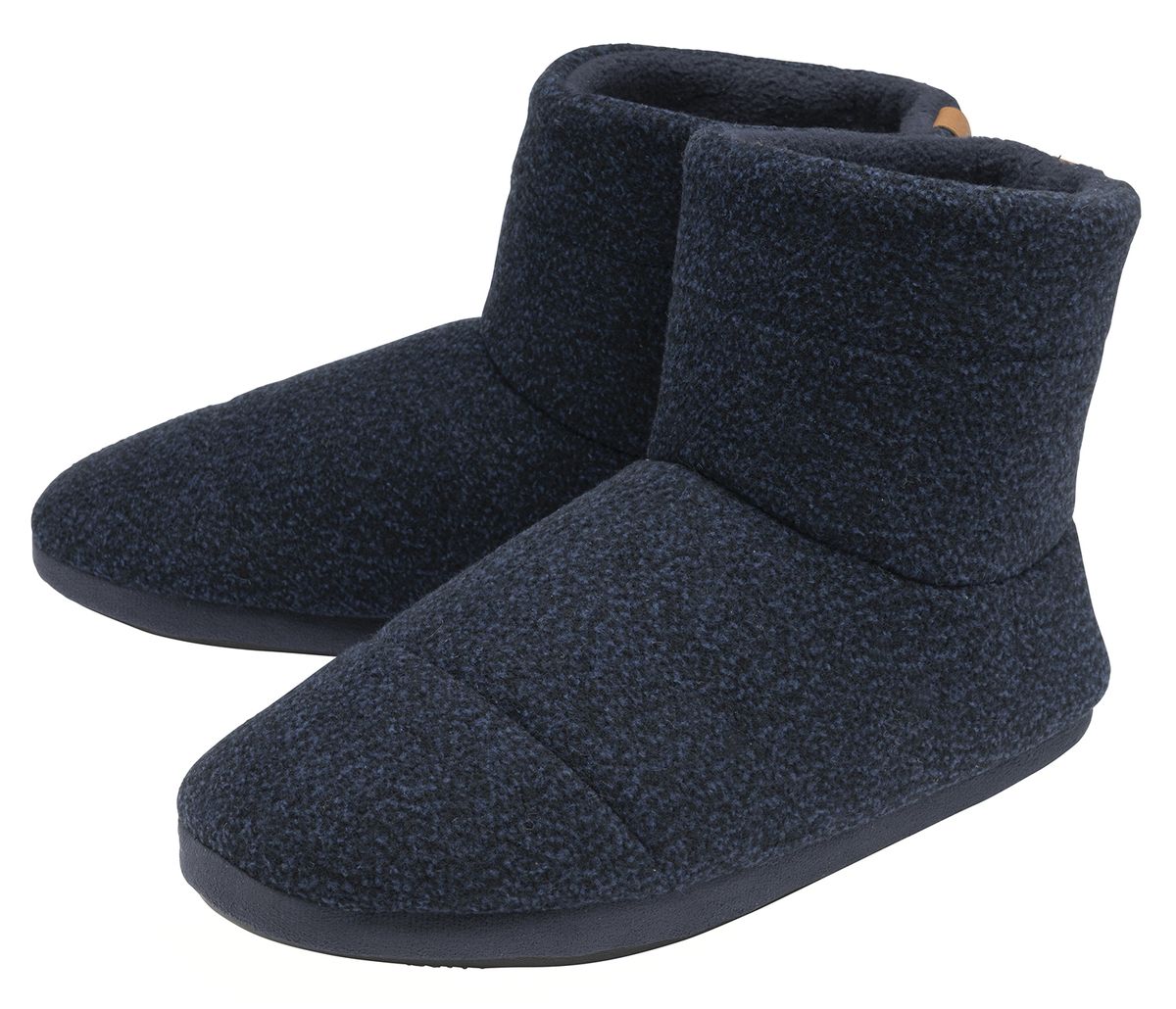 Herren-Hausschuhe | Dunlop | Memory Foam | Haus Haus Schlafzimmer | Harte Sohle | Großes Geschenk für Ihn - Navy