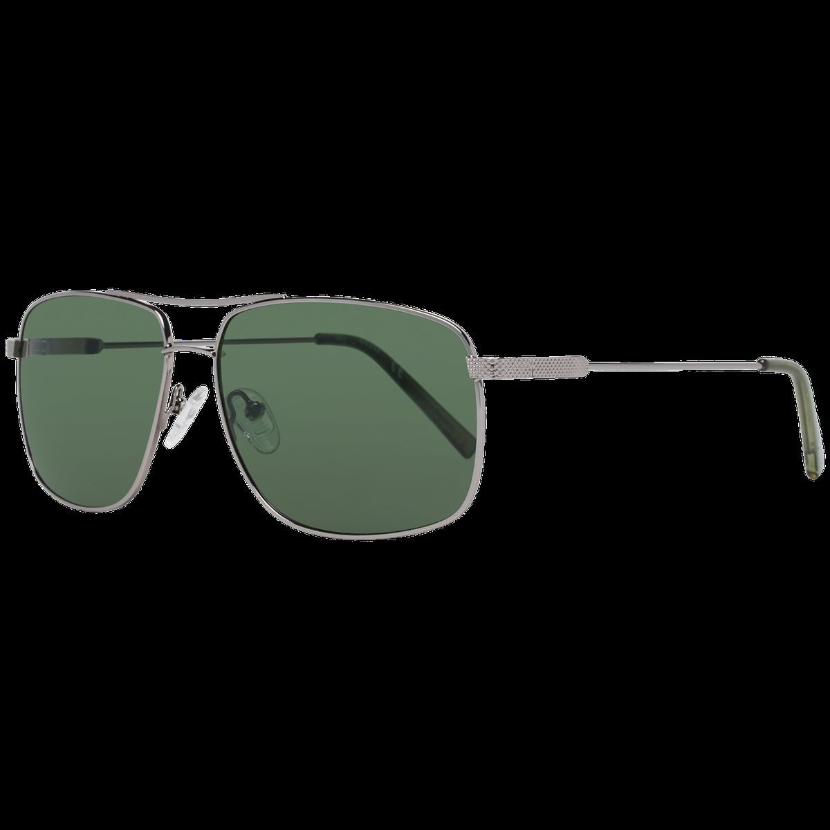 Quadratische Metall-Sonnenbrille im Aviator-Stil