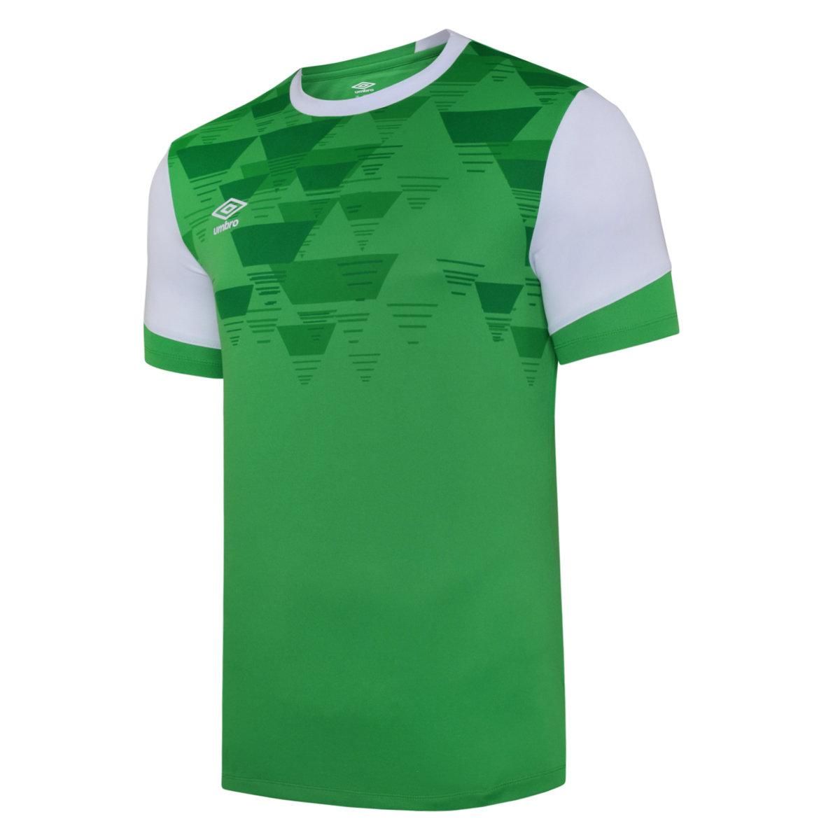 Grün-weißes Trikot mit Grafikdruck
