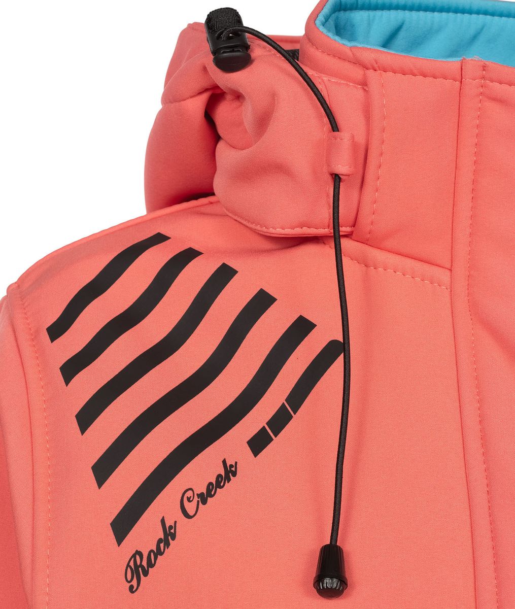 Technischer Softshell-Parka in Langform