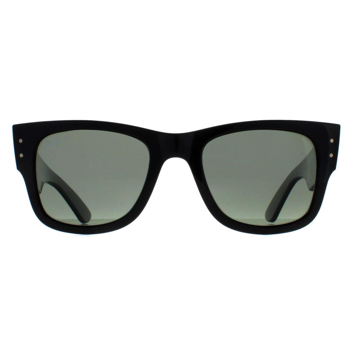 Sonnenbrille mit quadratischem Rahmen und Akzenten