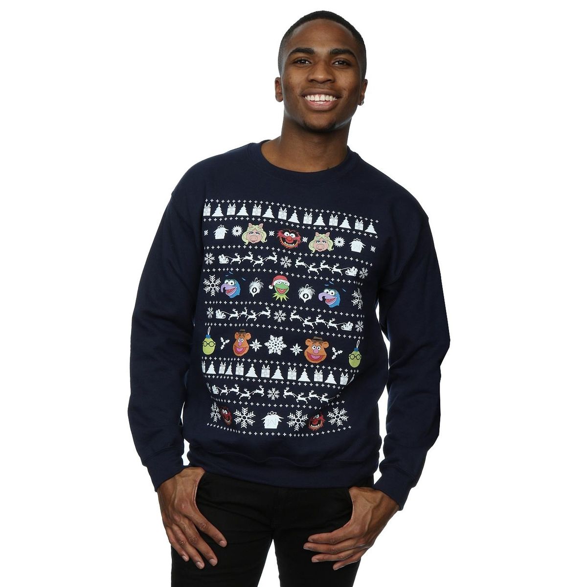 Muppets Festliches Grafik-Sweatshirt mit Charakteren