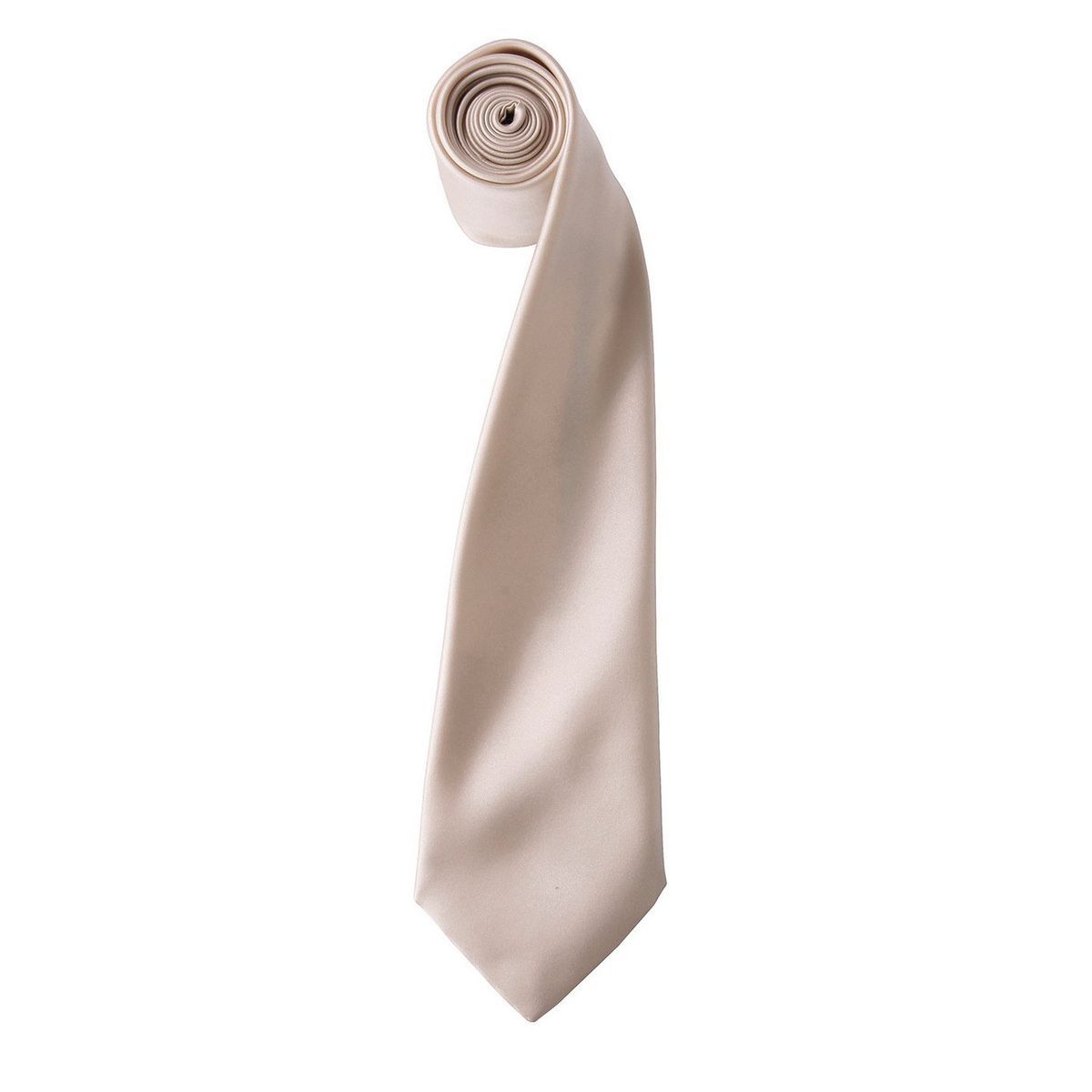 Herren Krawatte aus einfarbigem Satin