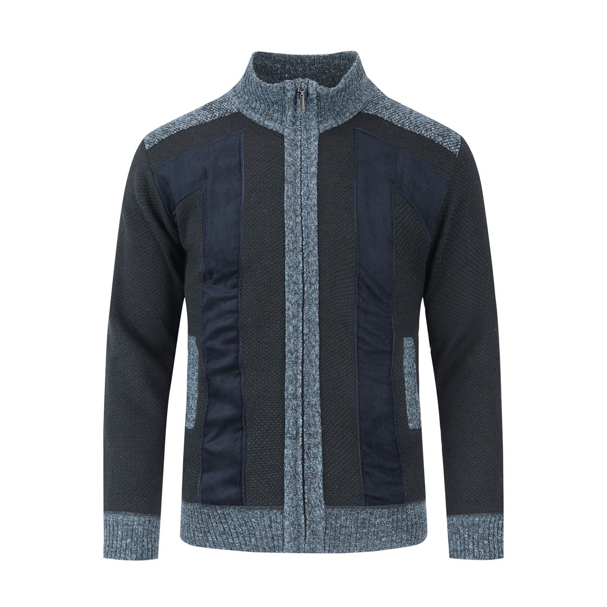 Herren Strickjacke mit Reißverschluss