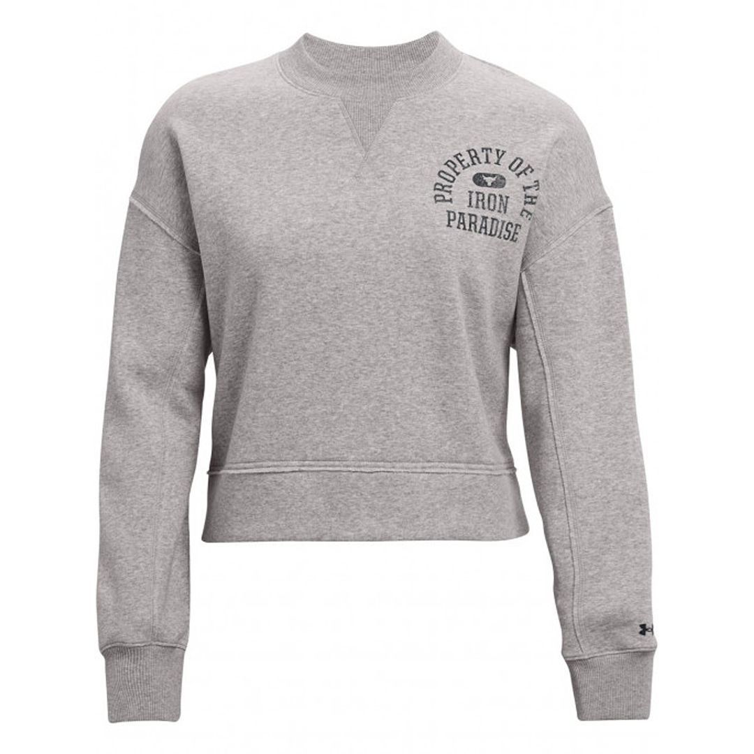 Fleece-Sweatshirt Iron Paradise mit Rundhalsausschnitt