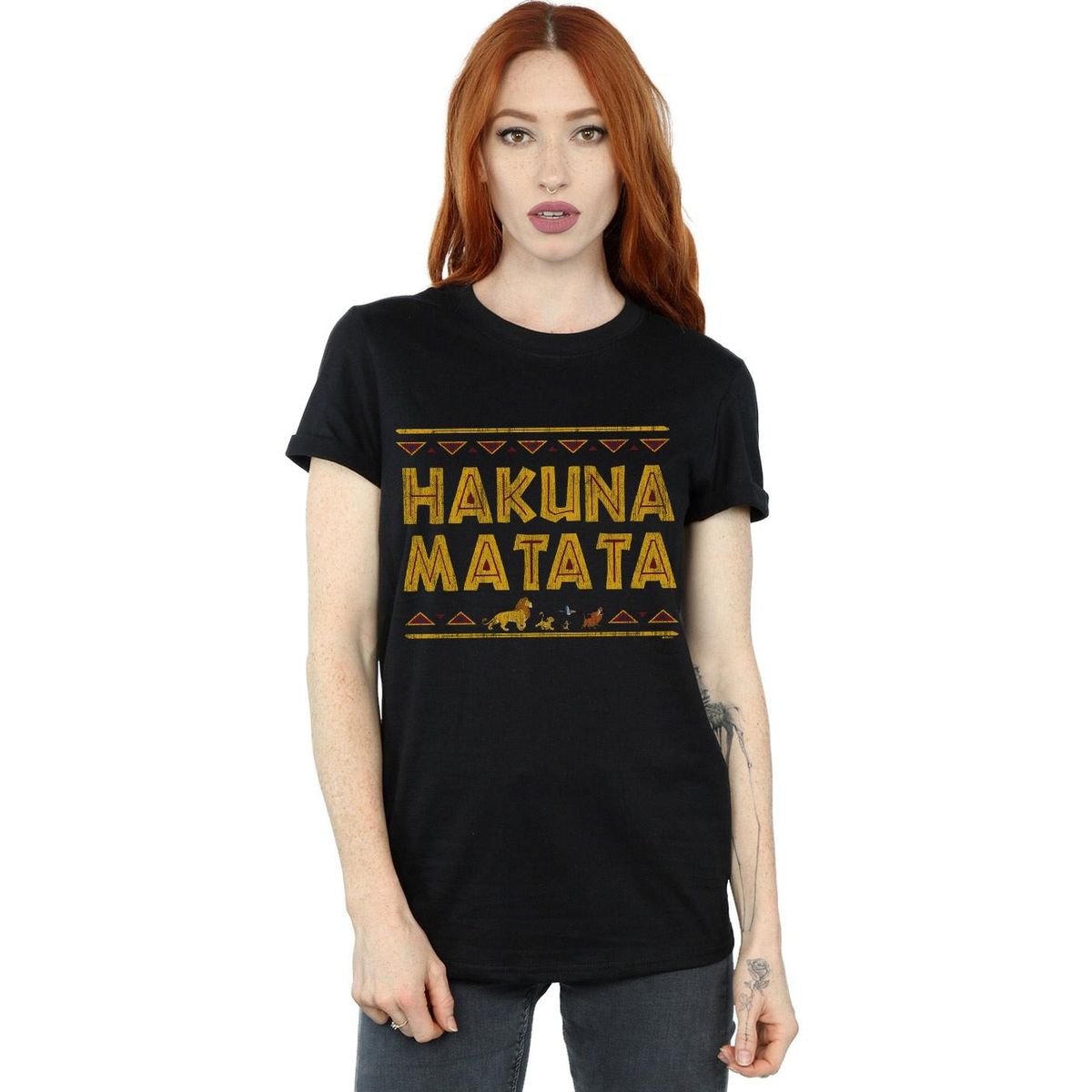 Hakuna Matata Grafik-Print T-Shirt
